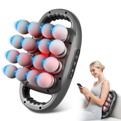 Kocuno 16-head massage gun set front view for full-body relief.