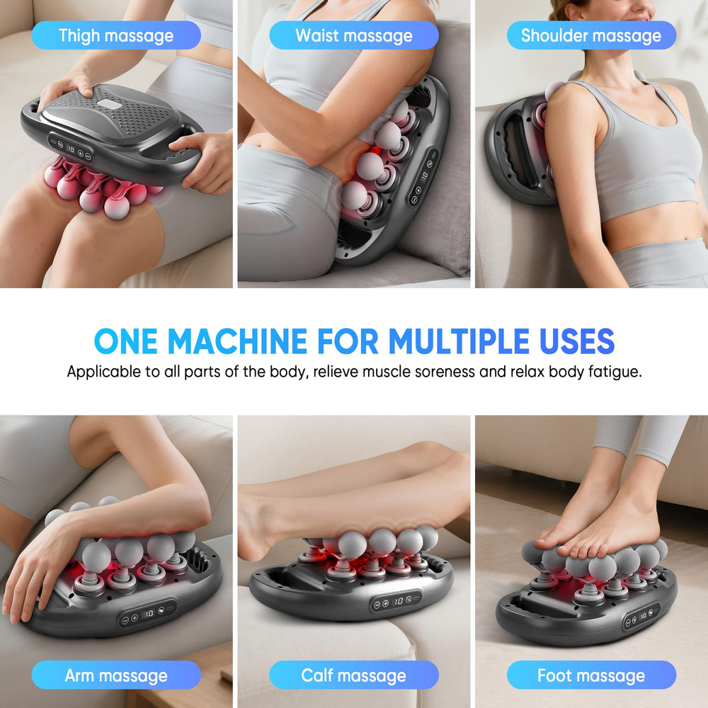 Kocuno massage gun designed for family use and post-workout recovery.
