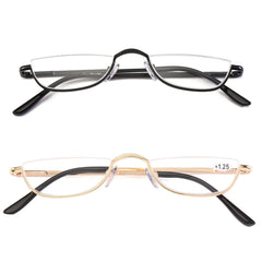 KoKoBin frame front view in black and gold for versatile wear