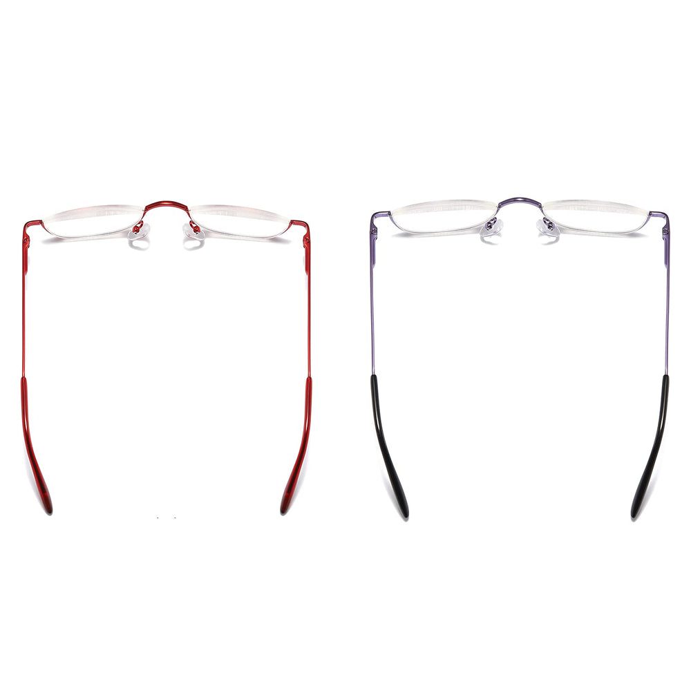 KoKoBin leather pouch with glasses for travel and on-the-go reading.