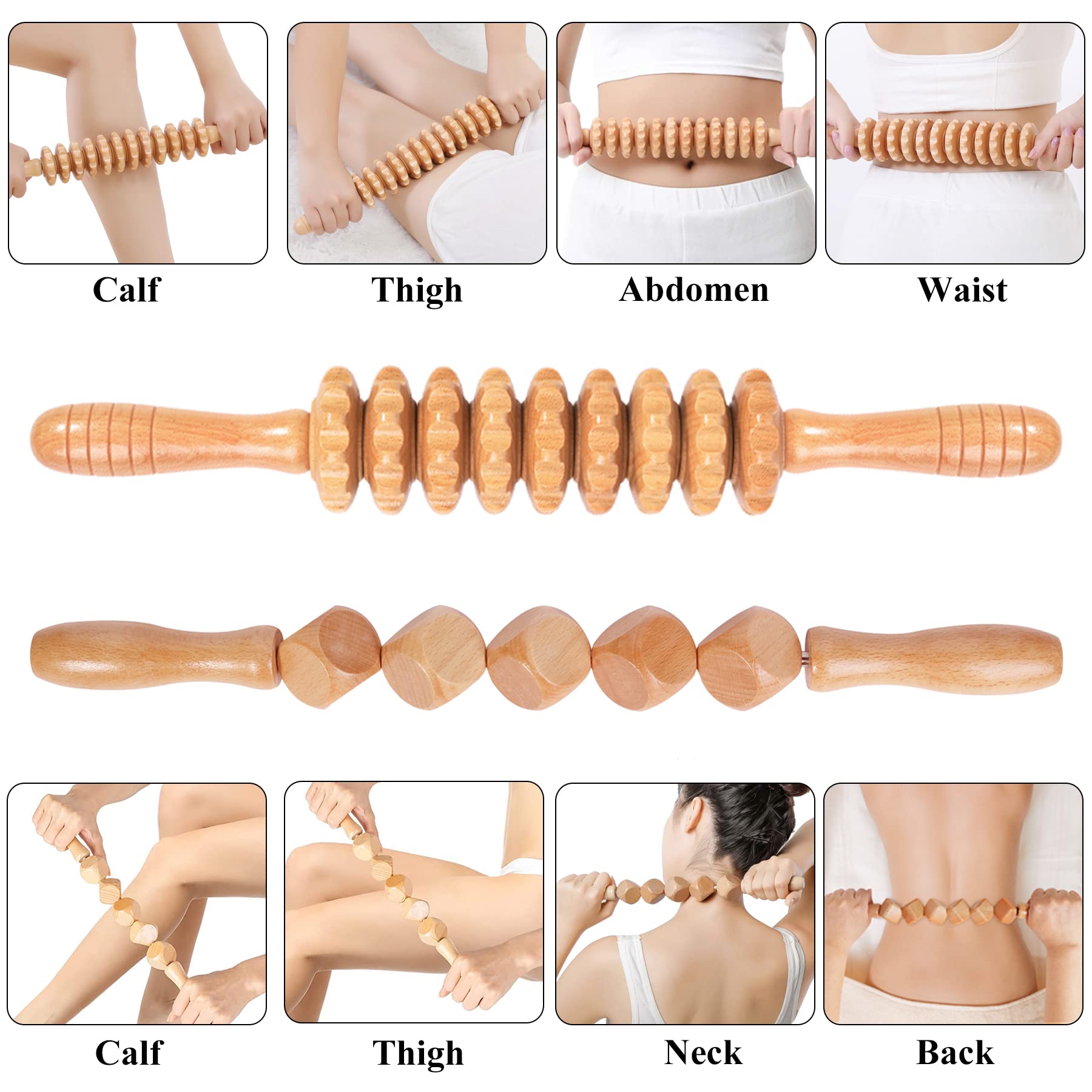 Komogir Engraved Roller Stick helps break up tension and improve mobility.