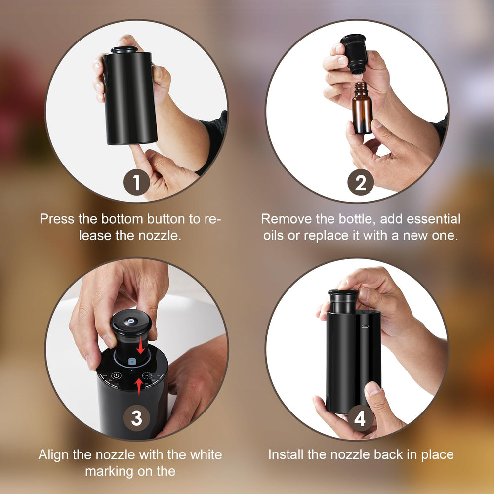 KONCHILE built-in 20ml bottle, quick fragrance without water.