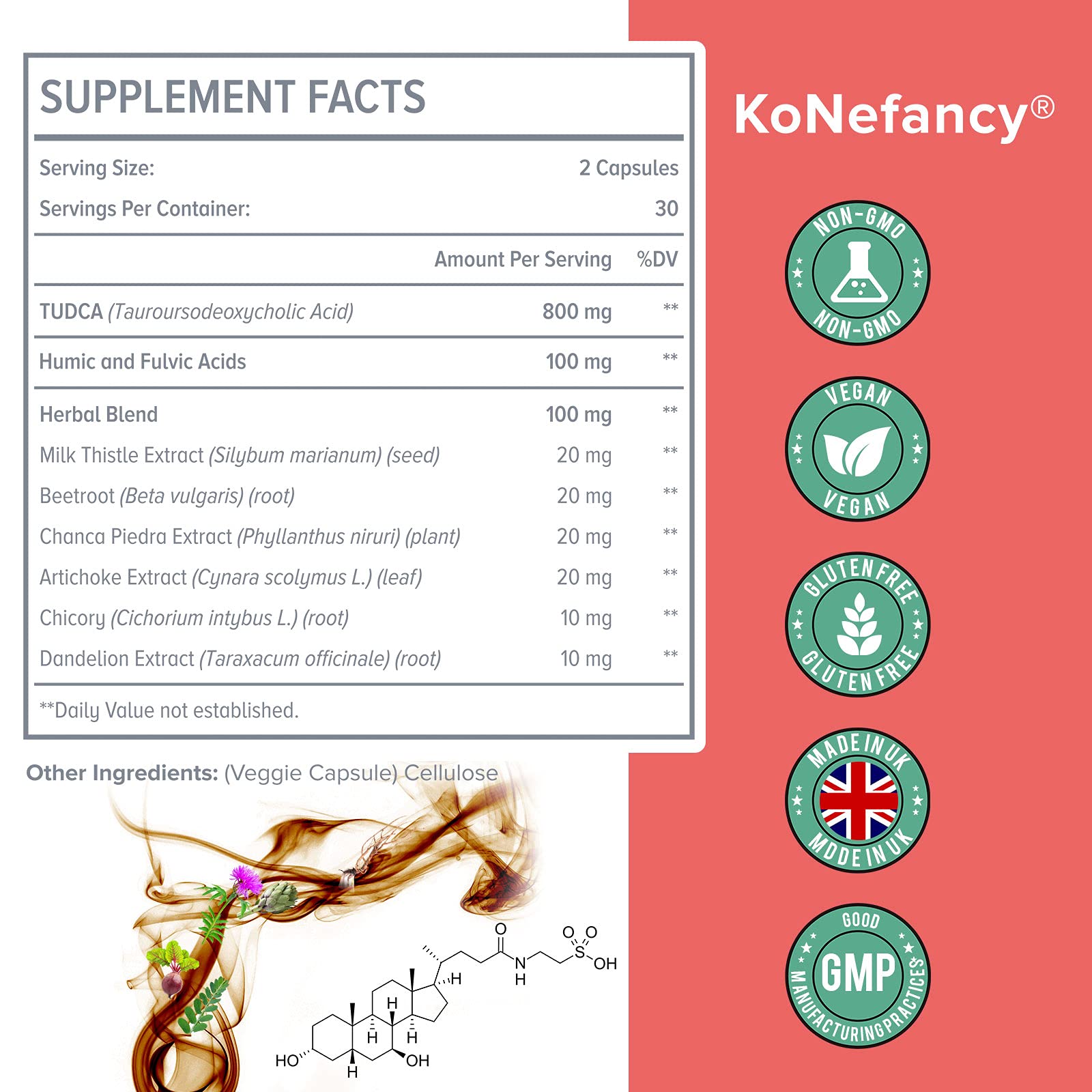 KoNefancy Humic and Fulvic Acid visual implies deep cleanse benefits.
