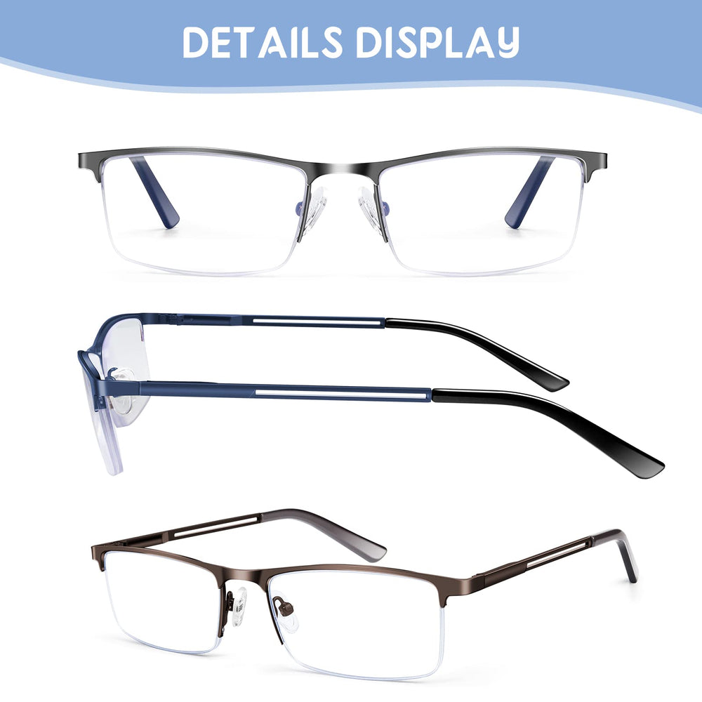 KONHAGO five-pack mens reading glasses keeps a pair handy anywhere