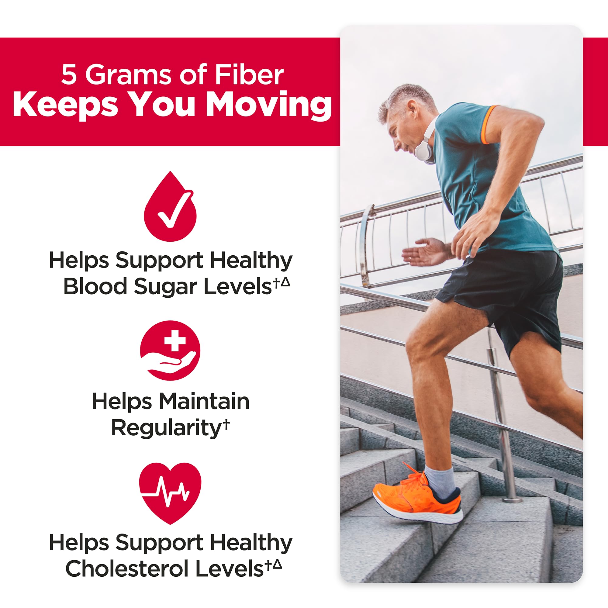 Konsyl packaging highlighting 5g fiber per serving