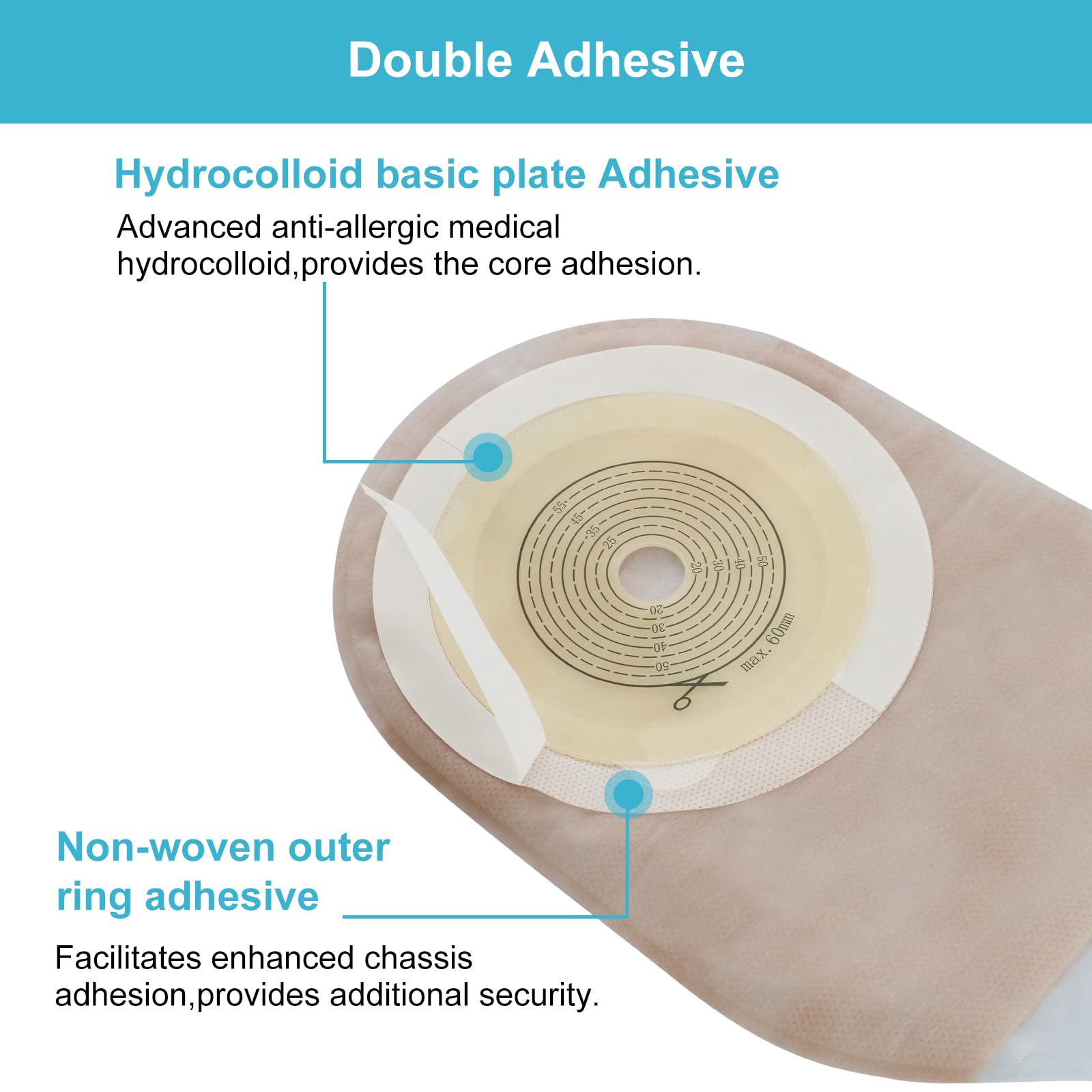 KONWEDA 15mm–60mm cut-to-fit range for customizable sizing