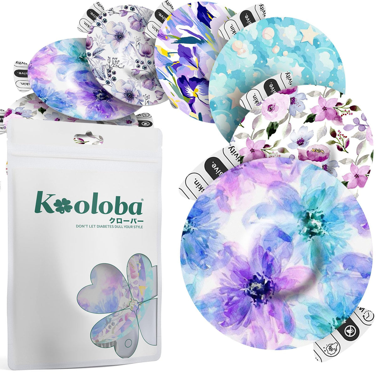 Kooloba adhesive patches for Libre 3 – waterproof all-day wear.