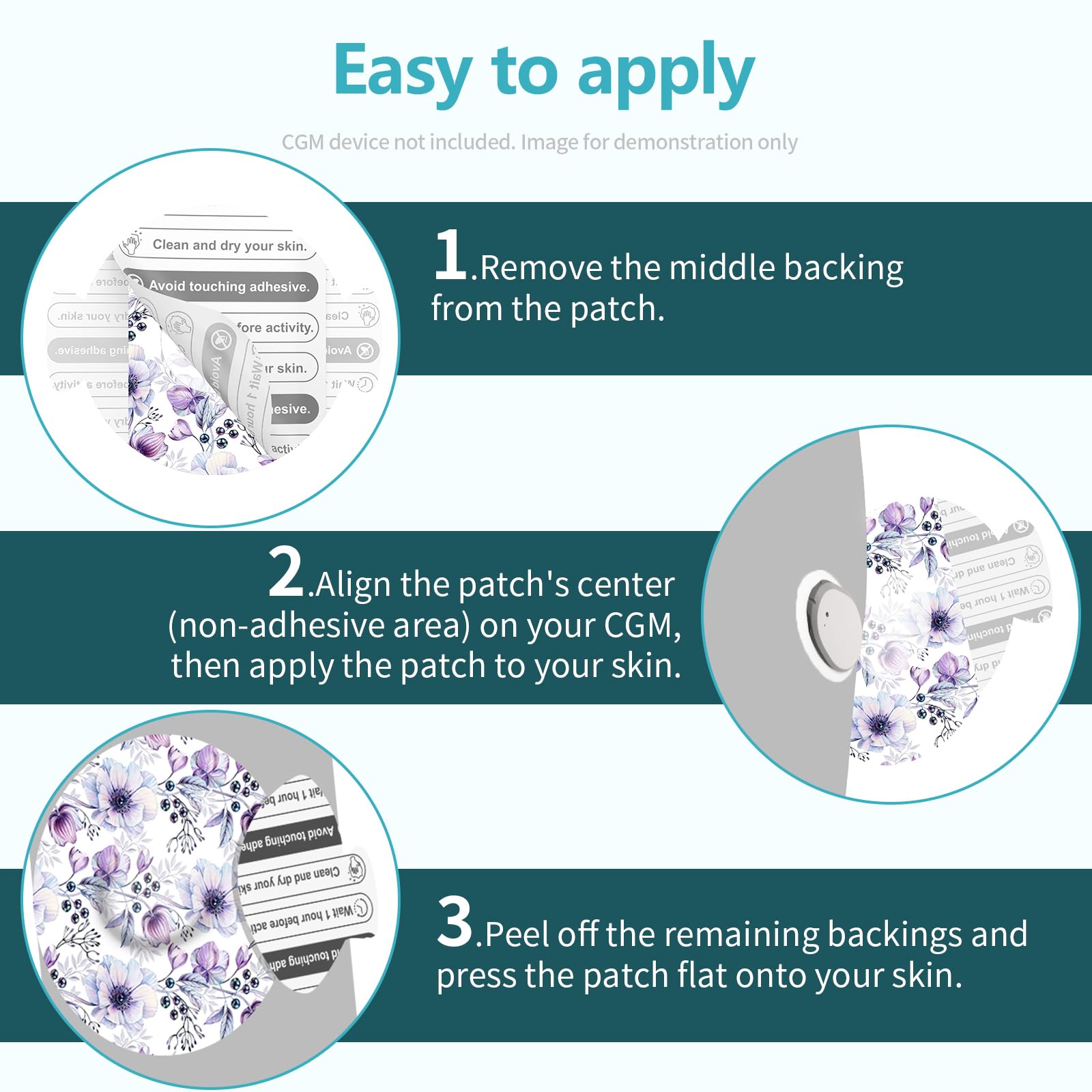 Kooloba Dexcom G7 patches resist water, letting you shower or swim with confidence.