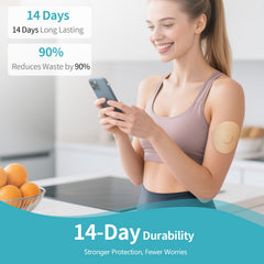 Kooloba Libre 3 water-resistant patch protecting during showers and workouts