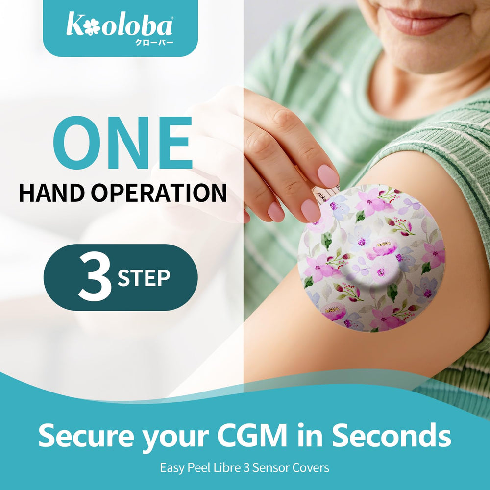 Kooloba sensor covers for CGM Libre 3 provide full-edge protection.