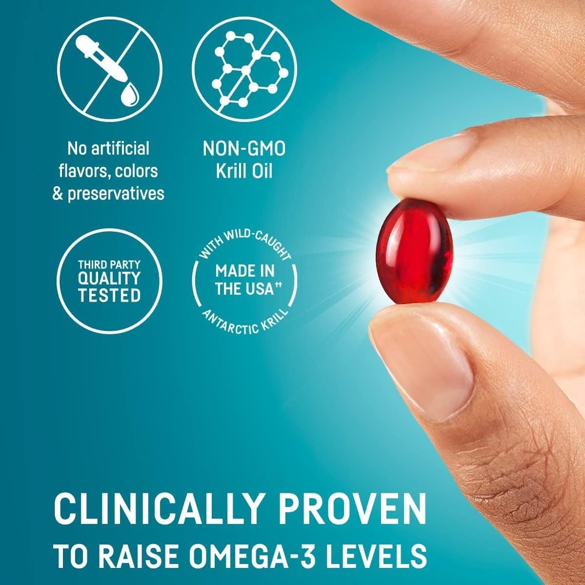 Kori Krill Oil astaxanthin closeup reveals vibrant color and antioxidant presence.