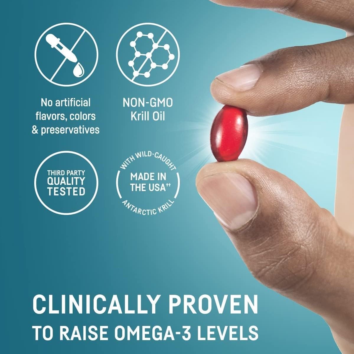 Kori Krill Oil antioxidant-rich astaxanthin maintains freshness