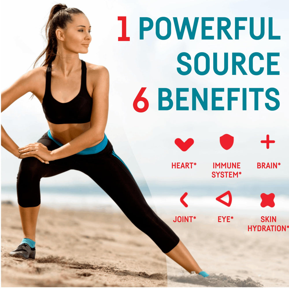 Easy-to-swallow softgels from Kori Krill Oil for daily use