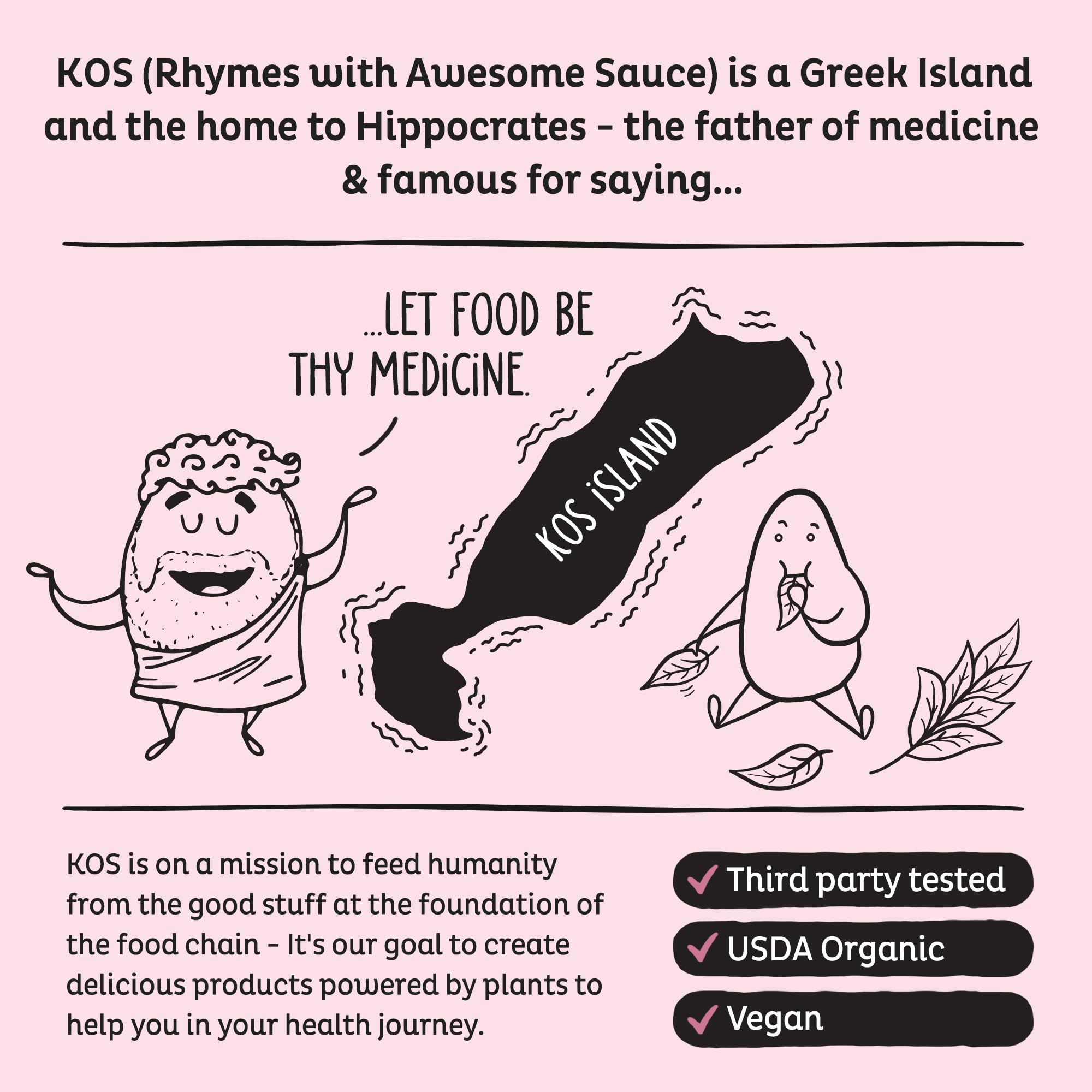 KOS Organic Beetroot Powder dips bring color to veggie snacks.