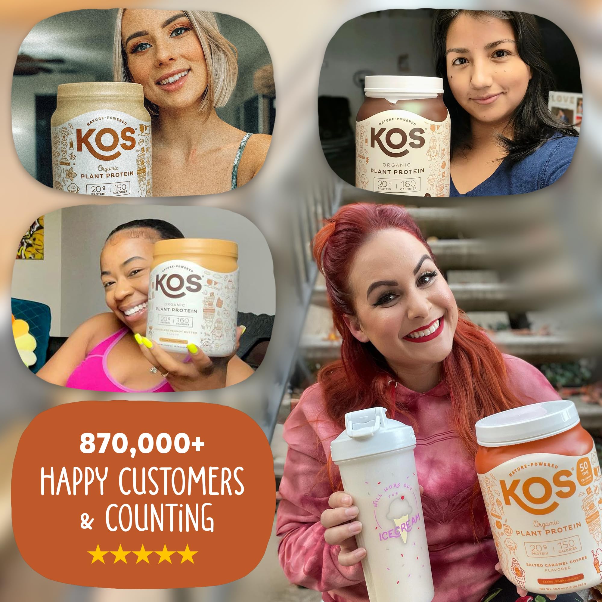 KOS salted caramel scoop emphasizes easy portion control for meals