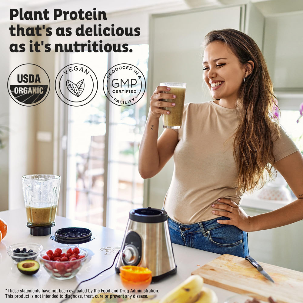 KOS salted caramel coffee protein shaker used for quick, creamy shakes on busy mornings