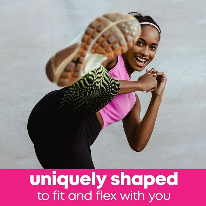 Kotex Lightdays Plus 40-count box on a counter for convenient everyday use.