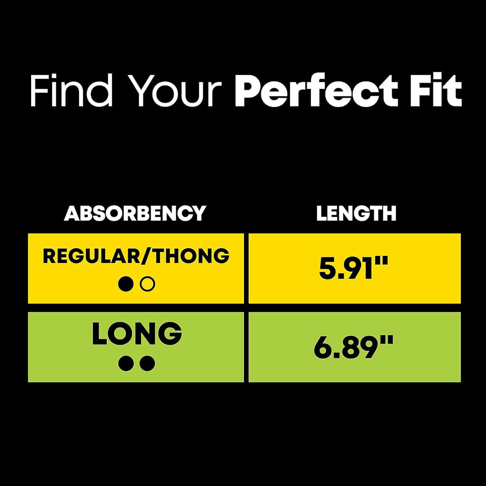 Kotex Lightdays Plus liner shown with underwear for daily comfort.