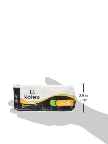Kotex Natural Balance Liners box packaging with long liners for daily wear