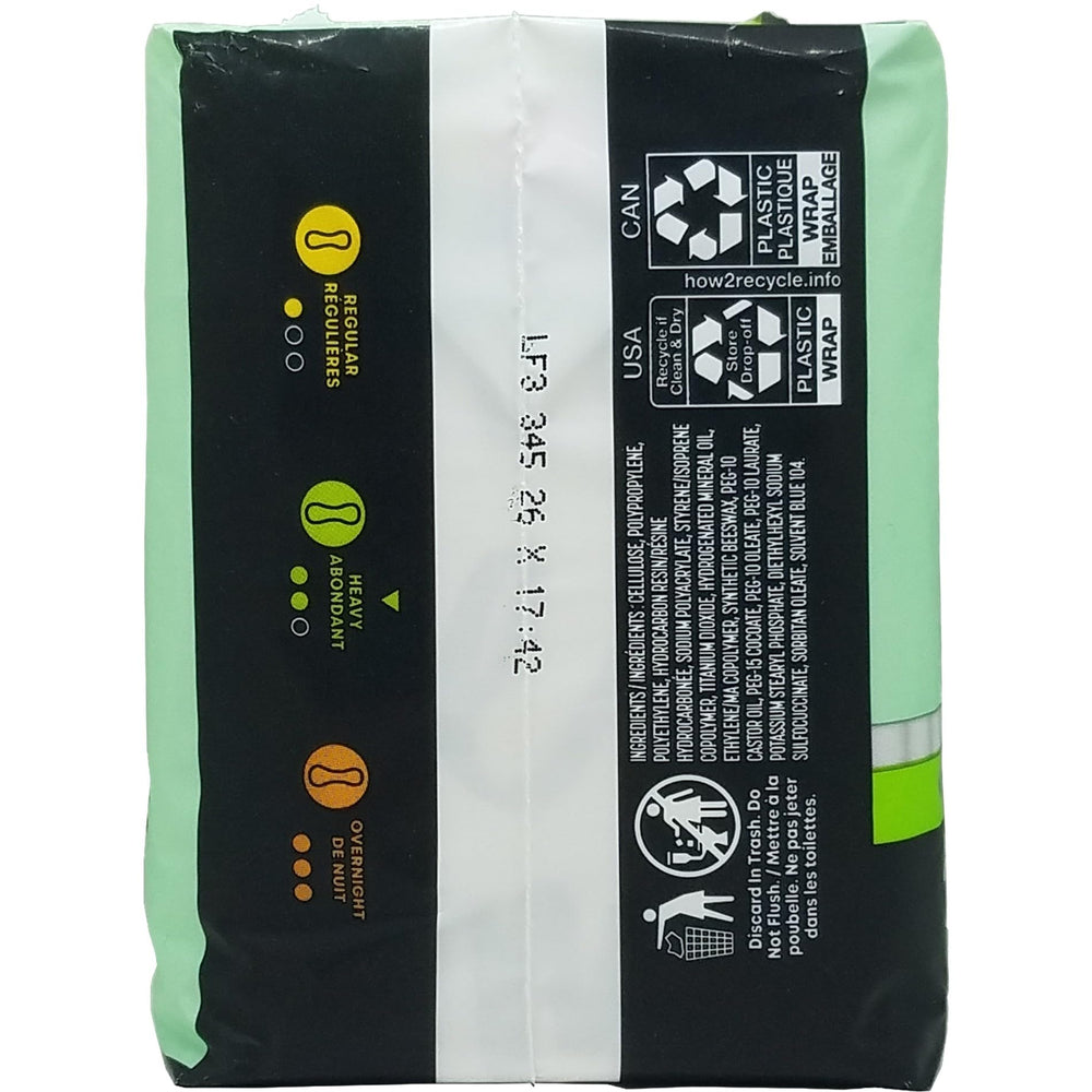 Kotex Security Ultra Thin Pads Long flex-fit channels adapt to body movement.