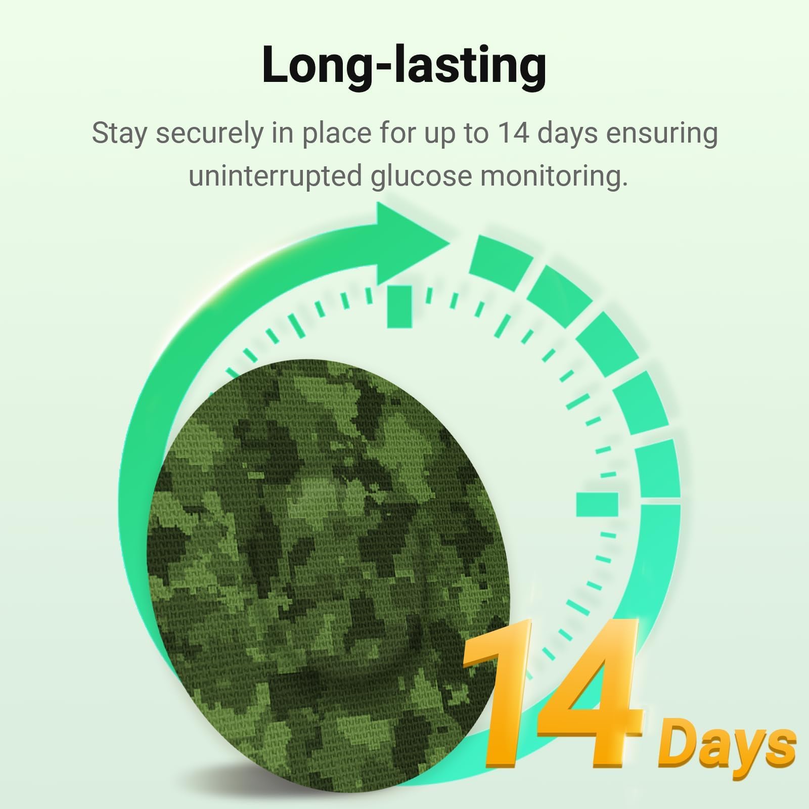 KOVOQ camouflage-pattern patch worn on the arm for resilience.