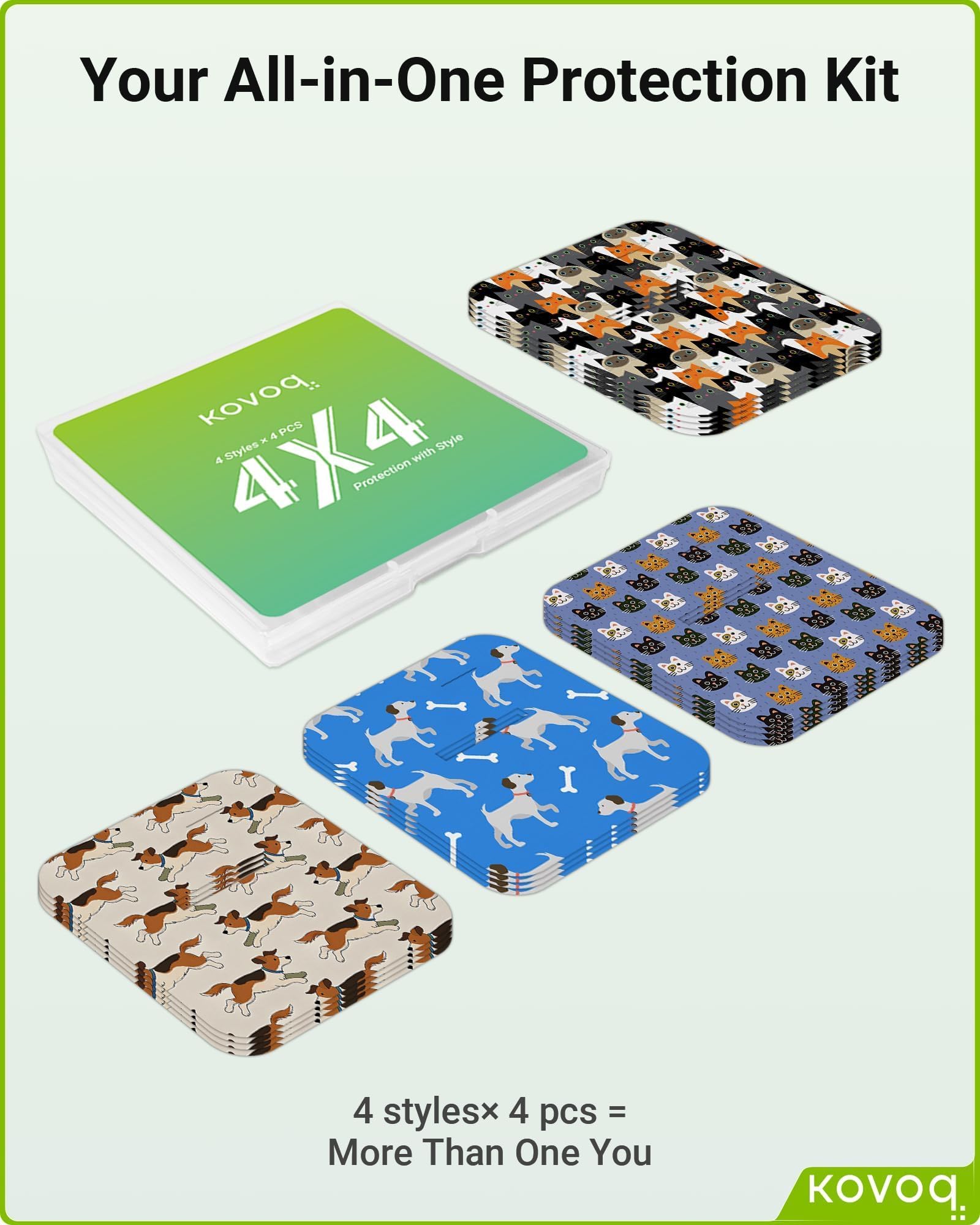 KOVOQ sleeve with case compatibility supports extended wear.