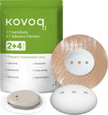KOVOQ Reusable Dexcom G7 Hardshell Covers – 2-Pack Add-On for Dexcom G7 & Stelo (Includes 4 Patches)