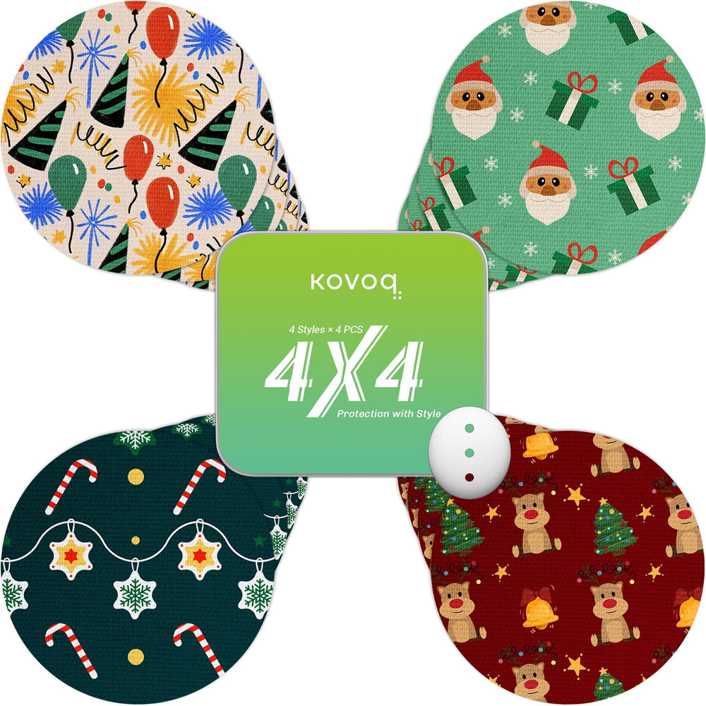 KOVOQ Dexcom G7 overpatch adds stylish protection for the CGM sensor during daily wear.