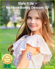 KOVOQ FiguraGuard dexcom G7 cat patch offers discreet design and dependable patching