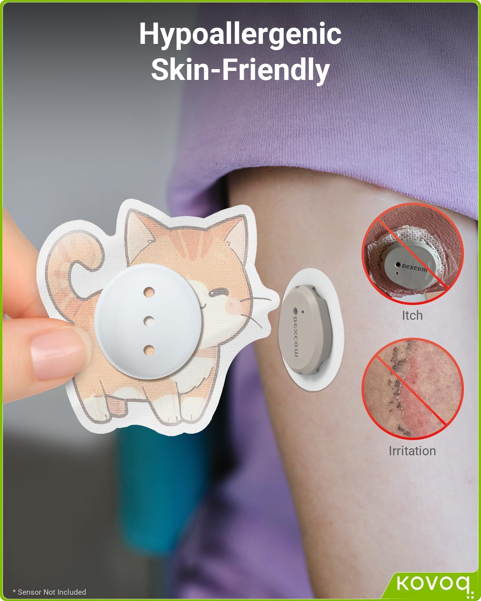 KOVOQ FiguraGuard waterproof patches endure water, sweat, and daily activity