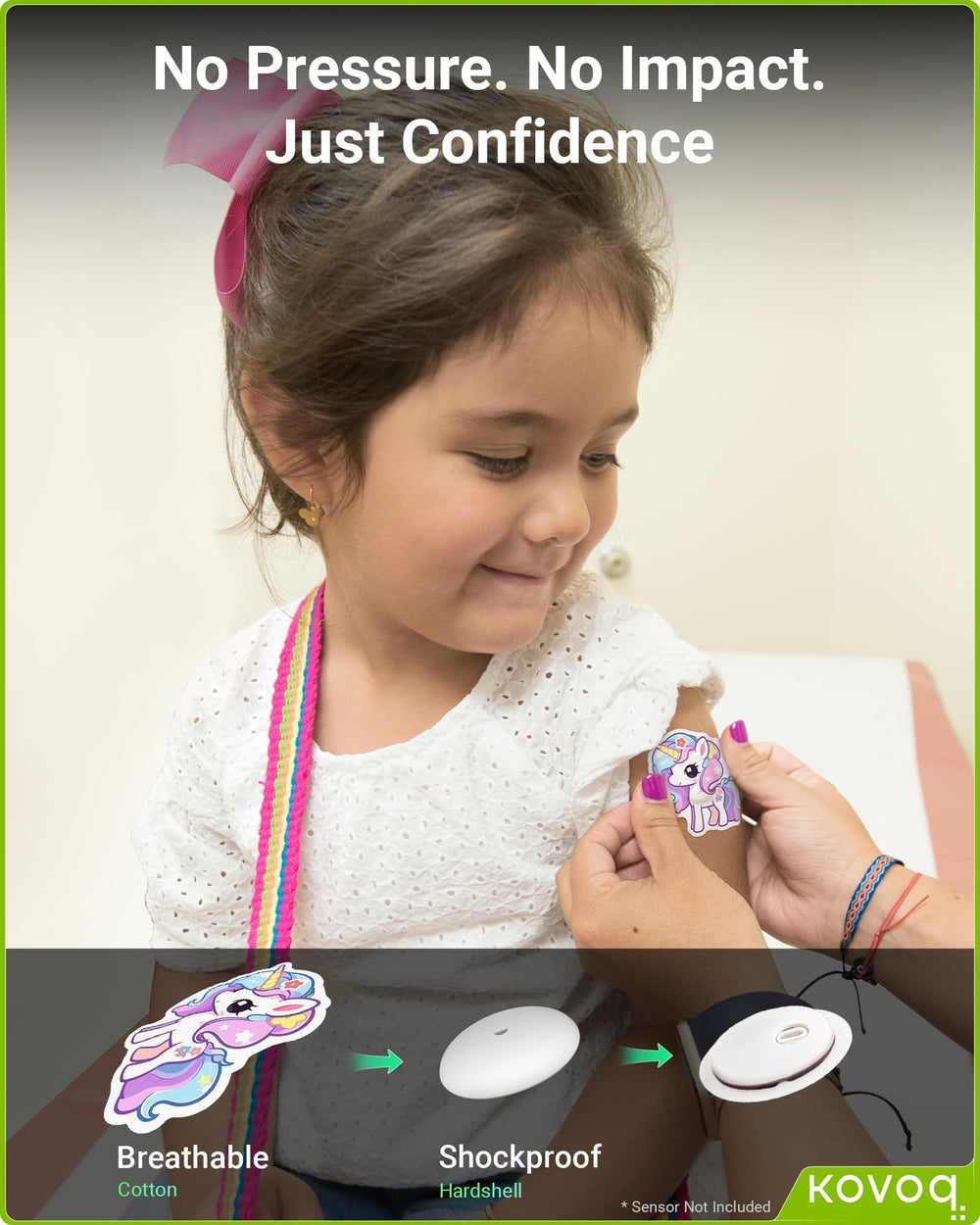 KOVOQ FiguraGuard dog patch keeps Libre 3 secure during daily activities.