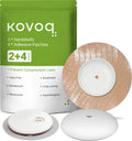 KOVOQ Reusable Libre 3 & Plus Hardshell Covers – 2-Pack with Adhesive Patches for Freestyle Libre 3