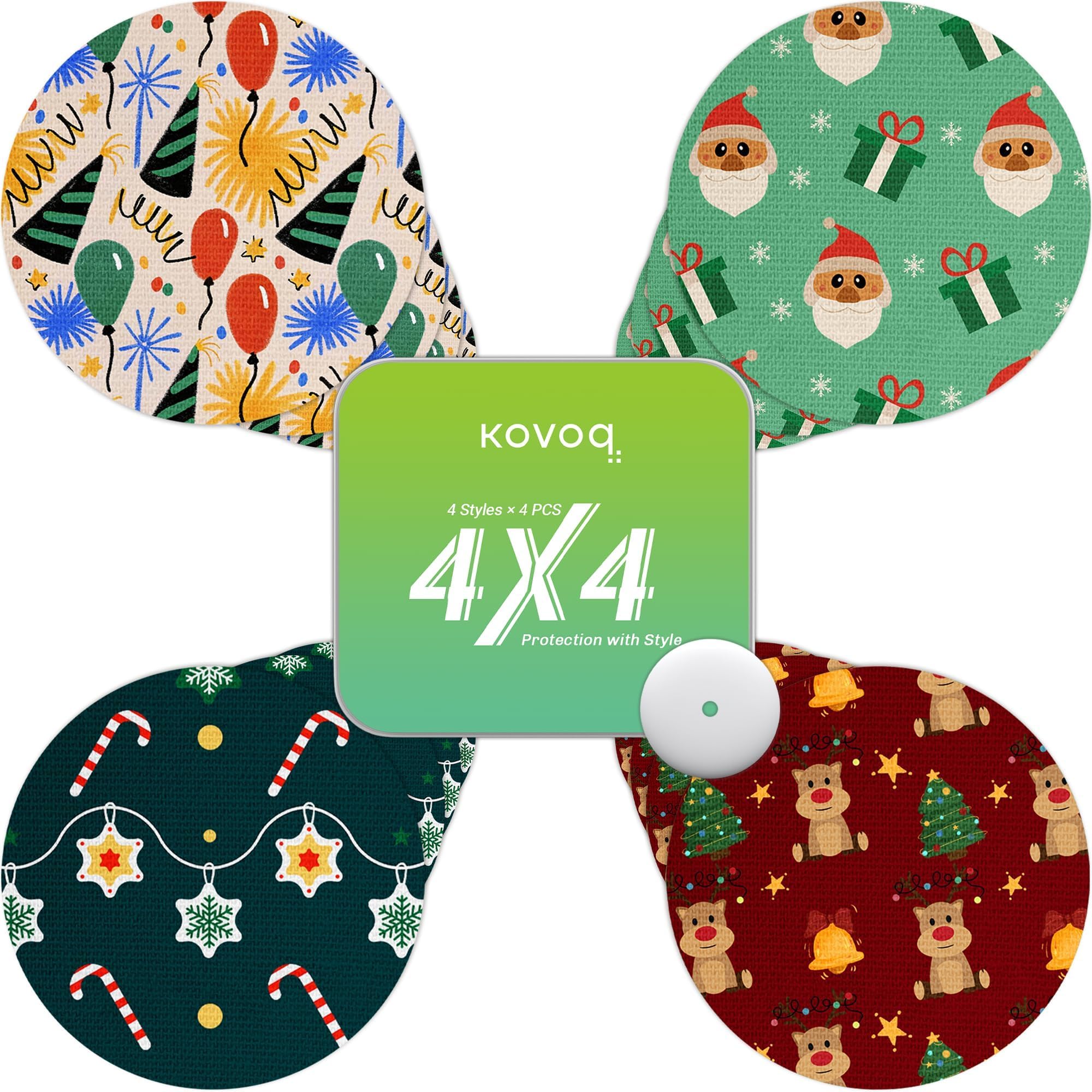 KOVOQ Libre 3 Plus sensor covers waterproof protection for active wear.