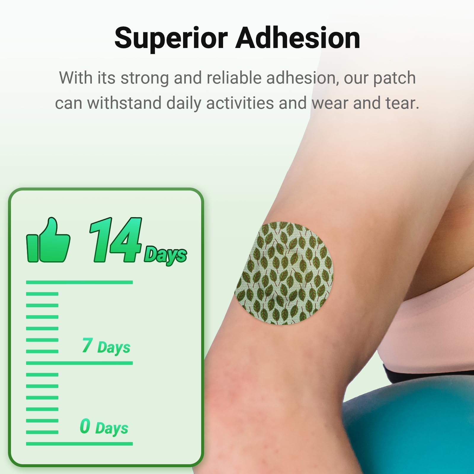 Medical-grade, skin-friendly material suitable for sensitive skin.