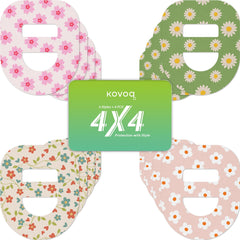 KOVOQ Omnipod 5 overpatches flower-style patch secures comfortably for daily wear.