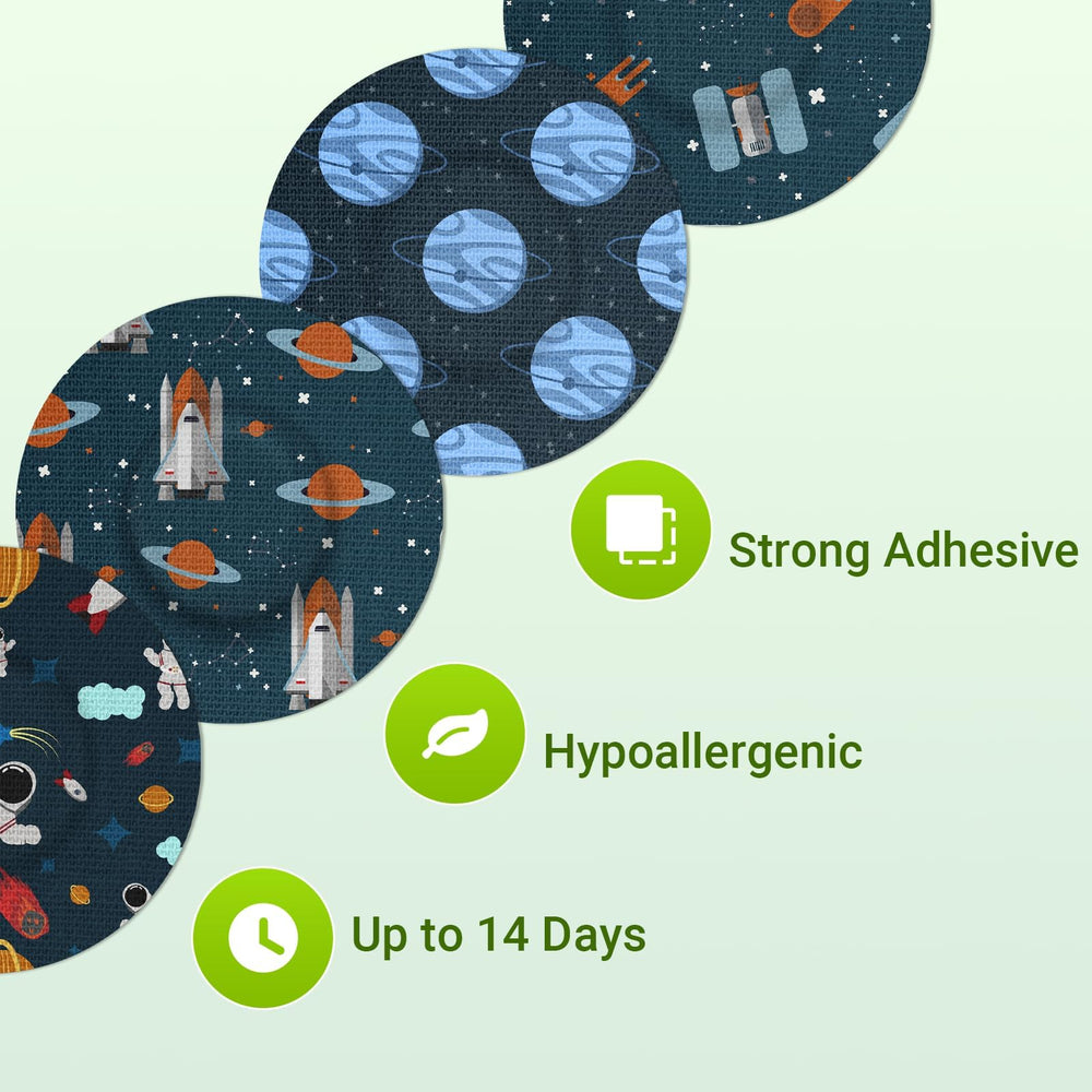 Secure coverage supports reliable CGM readings in motion.