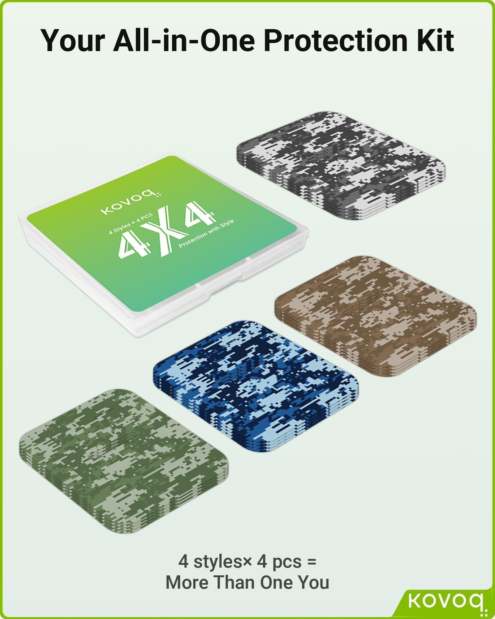 KOVOQ adhesive sleeve latex-free hypoallergenic option