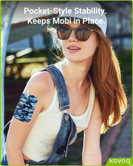 KOVOQ Tandem Mobi sleeve uses 4-way stretch fabric for durability