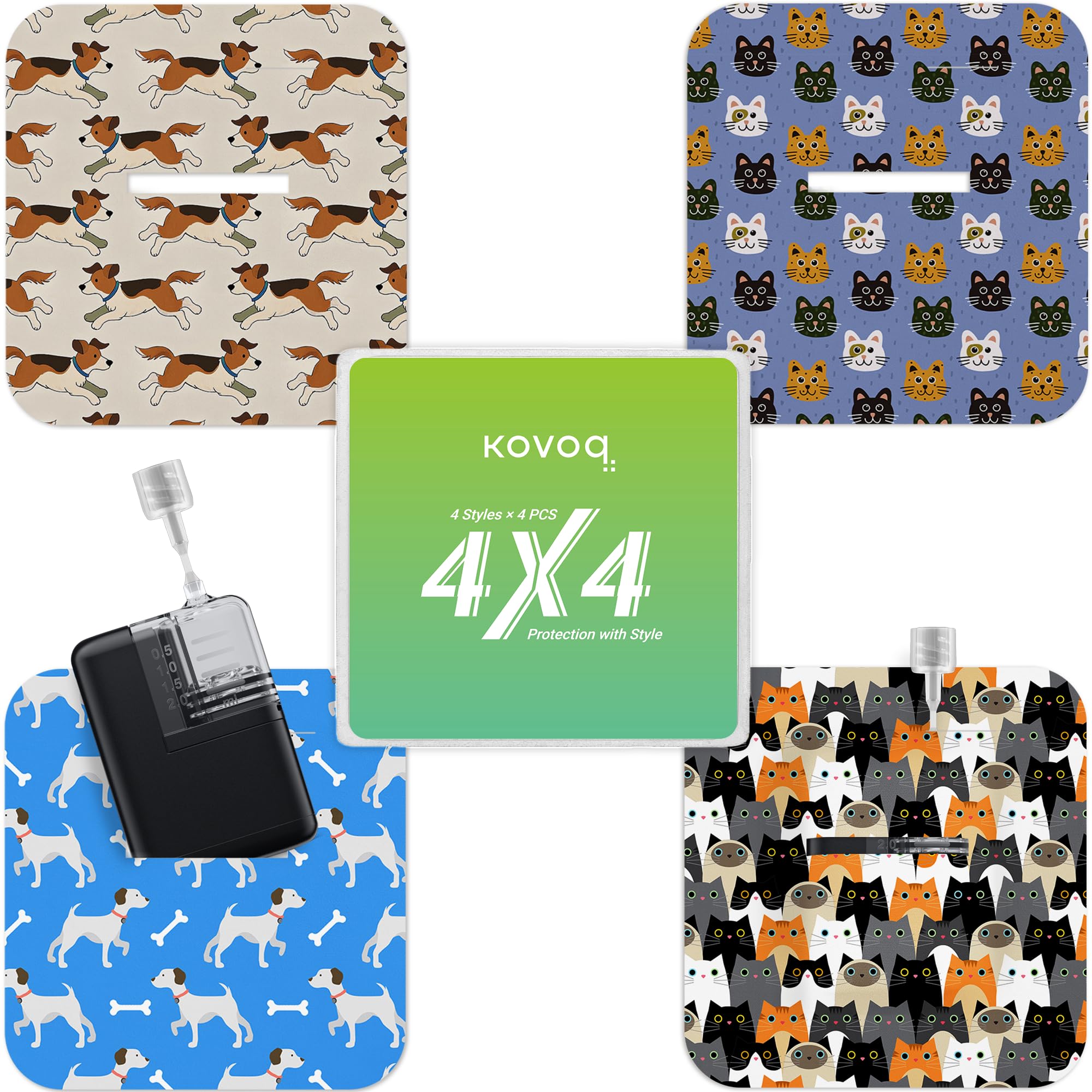 KOVOQ Tandem Mobi adhesive sleeve creates a secure skin pocket for the insulin pump.