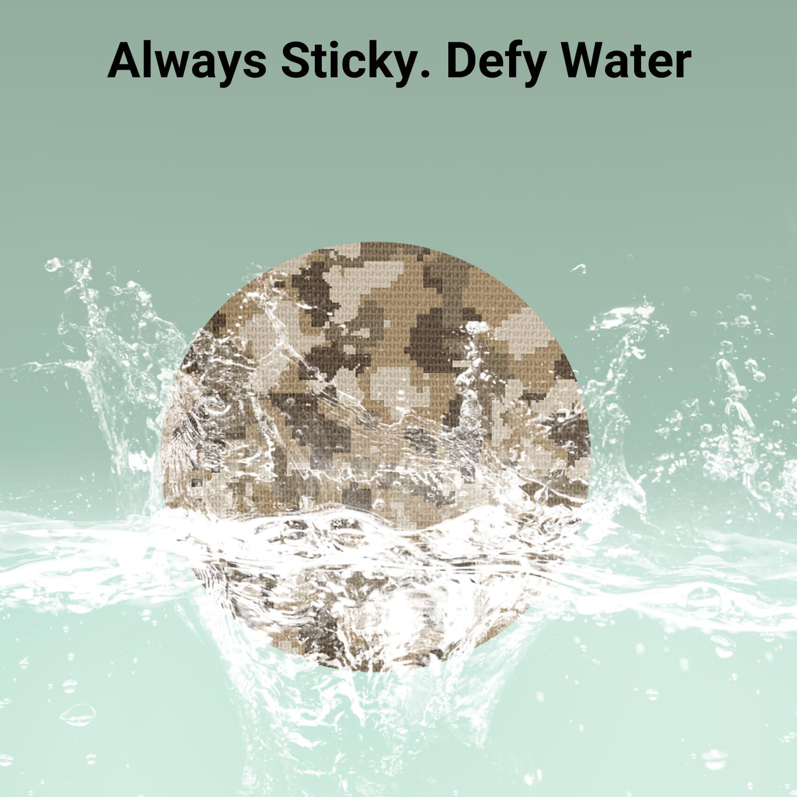 KOVOQ waterproof breathable patch keeps skin dry during workouts.