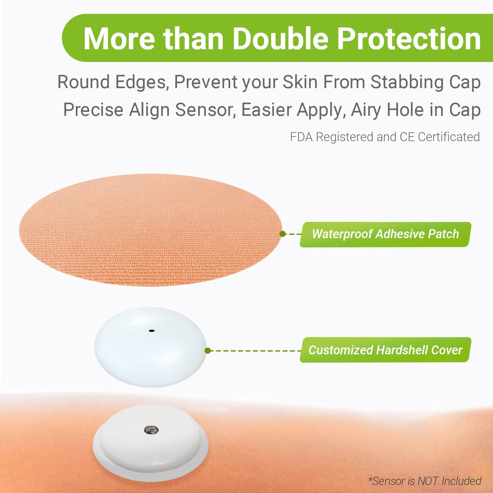 KOVOQ waterproof kinesiology tape keeps the sensor secured through showers.