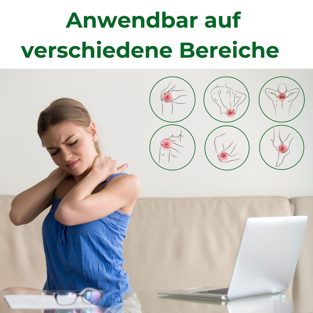 Krauterhof Horse Balm massage-application showing easy, quick absorption
