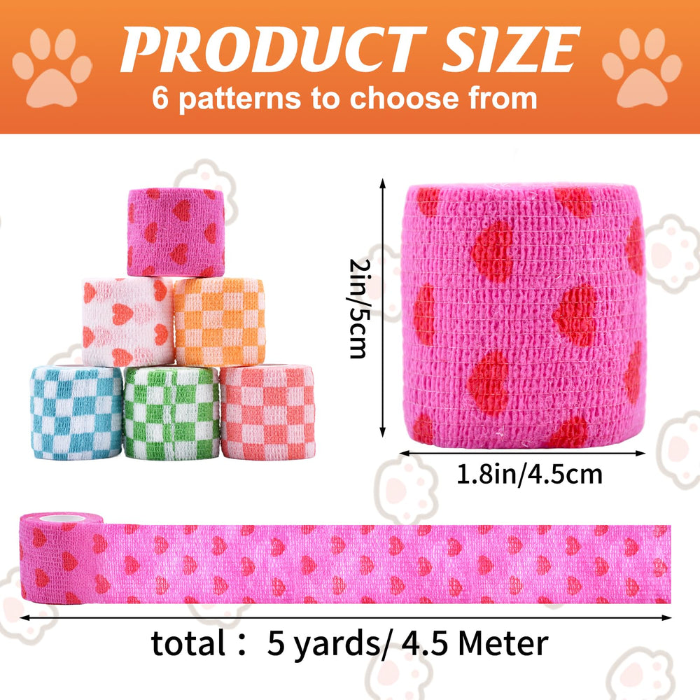 Kreyfer Vet Wrap bulk six-roll pack for home first aid readiness