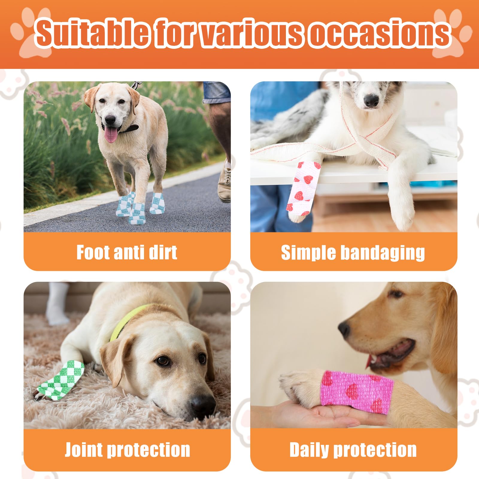 Kreyfer Vet Wrap suitable for human quick care and first aid