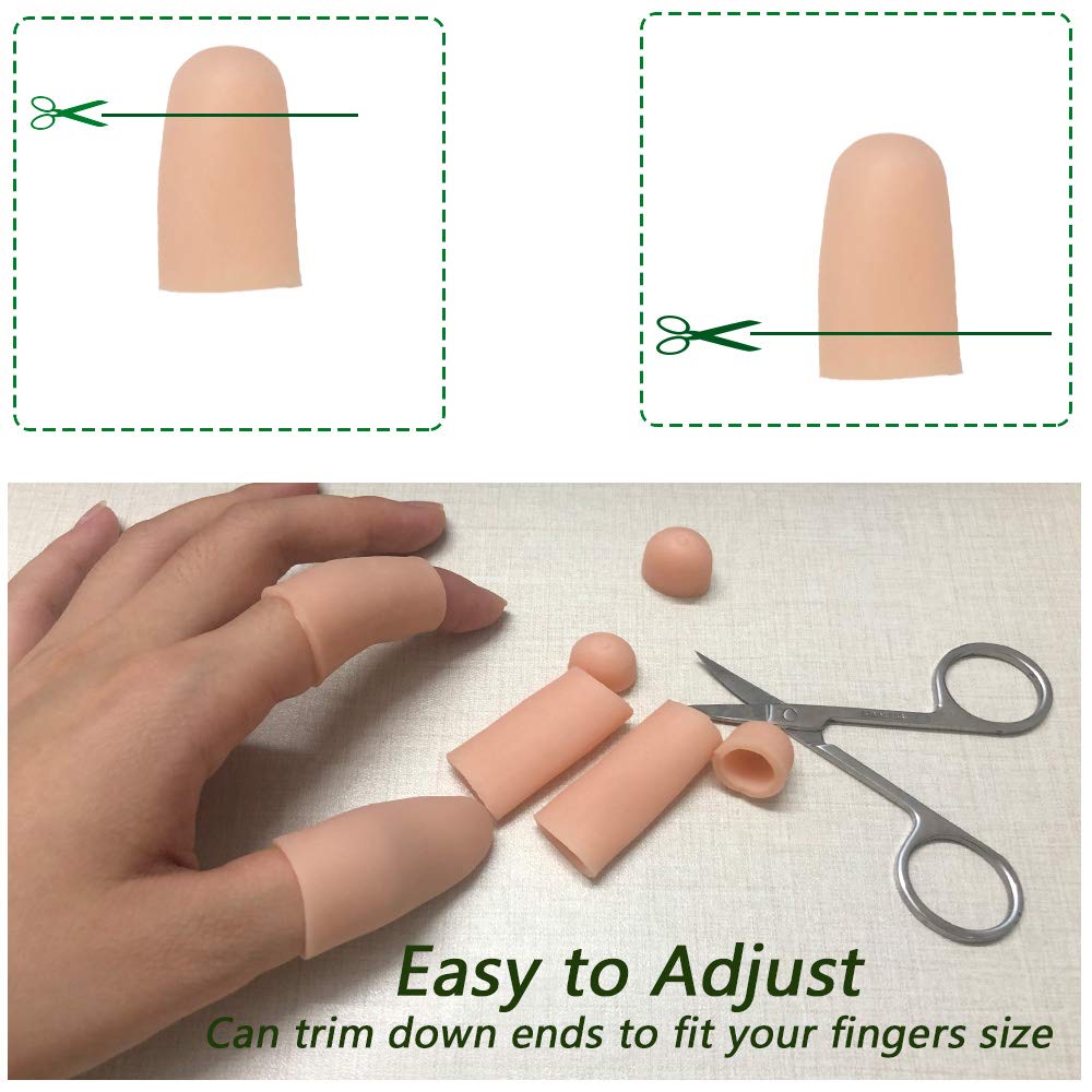 Kris-kikomy dedos silicona reutilizables: protección duradera para actividades.