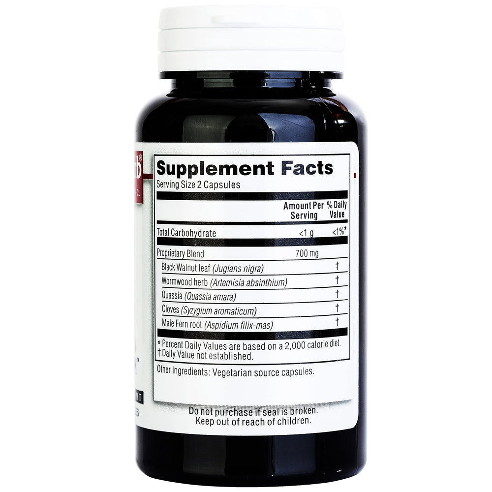 Kroeger Wormwood Capsules spoon demonstrates easy measurement for daily routine.