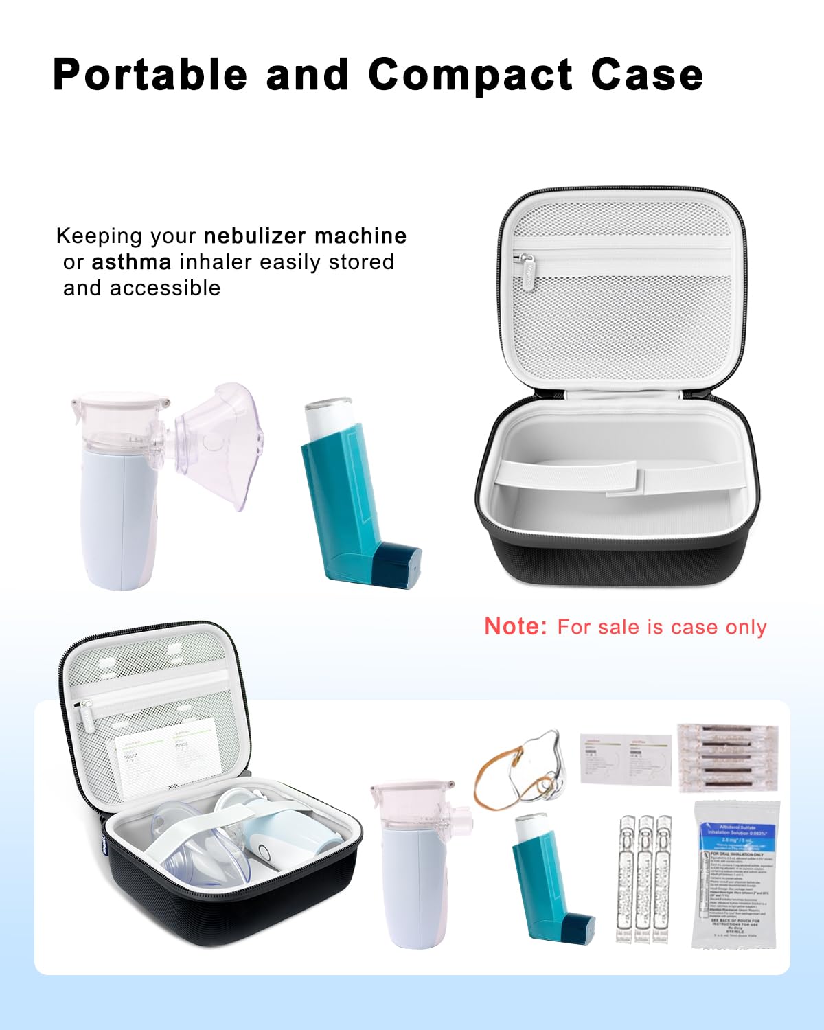 Krypthos case features elastic strap for secure inhaler storage