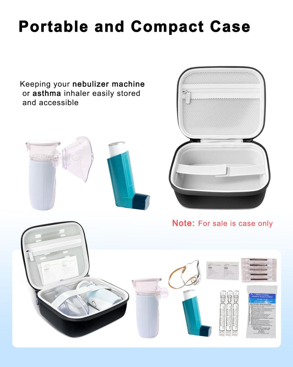 Krypthos case features elastic strap for secure inhaler storage