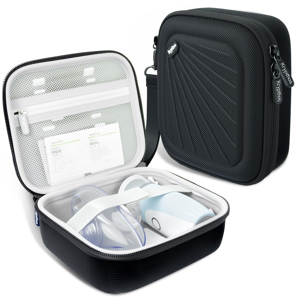 Krypthos carrying case with protective design guards nebulizers during travel
