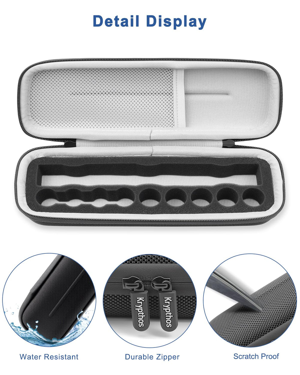 Krypthos compact size fits in purse, bag, or carry-on.
